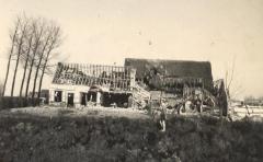 Bombardement met V I bommen.