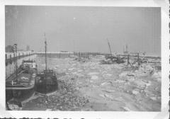 Haven van Doel in de winter