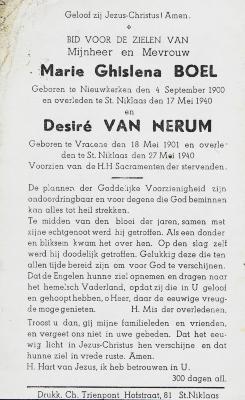 Slachtoffers bombardement Hofstraat, 17 mei 1940
