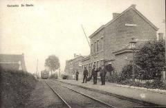 Spoorlijn 57A Sint-Gillis-Waas - Moerbeke, station Kemzeke