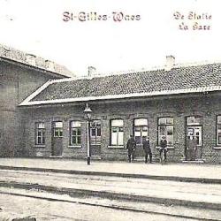 Spoorlijn 57A Sint-Gillis-Waas - Moerbeke, station Sint-Gillis-Waas