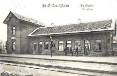 Spoorlijn 57A Sint-Gillis-Waas - Moerbeke, station Sint-Gillis-Waas