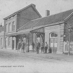 Spoorlijn 57A Sint-Gillis-Waas - Moerbeke, station Stekene