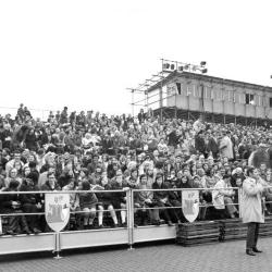 Reynaertspel 1973, zicht op tribunes Grote Markt