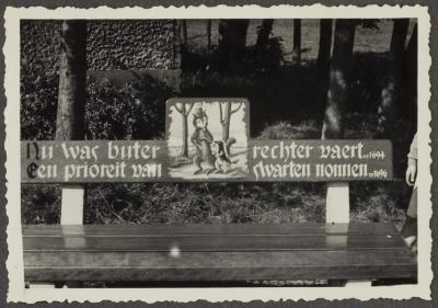 Inrijden Reinaertpad 1955: Reynaertbank Nonnenbos