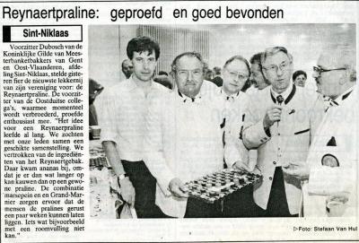 Reynaertspel 1992, Reynaertpraline