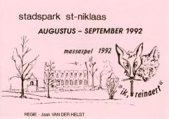 Reynaertspel 1992, flyer
