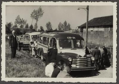 Inrijden Reinaertpad 1955: wagens