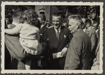 Inrijden Reinaertpad 1955: Stijn Streuvels e.a.