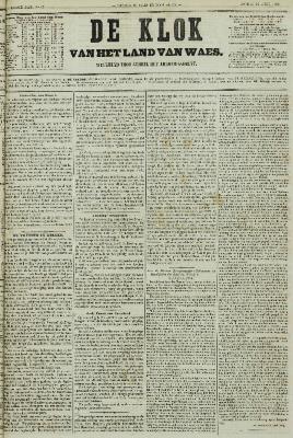 De Klok van het Land van Waes 24/04/1864