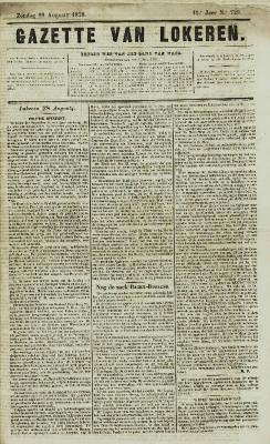 Gazette van Lokeren 29/08/1858