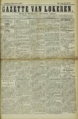Gazette van Lokeren 01/12/1907