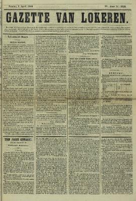 Gazette van Lokeren 01/04/1866