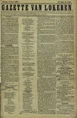 Gazette van Lokeren 13/06/1880
