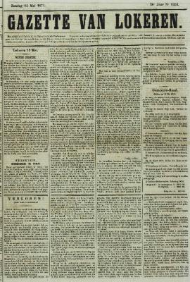 Gazette van Lokeren 14/05/1871
