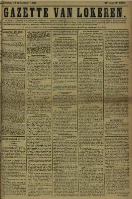 Gazette van Lokeren 19/12/1886
