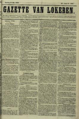 Gazette van Lokeren 10/05/1868