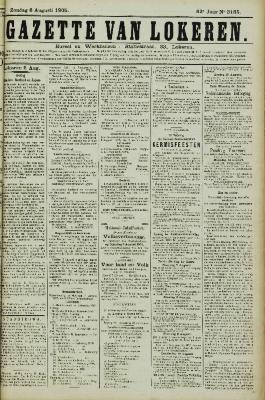 Gazette van Lokeren 06/08/1905