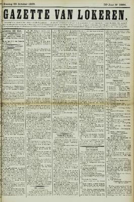 Gazette van Lokeren 29/10/1899