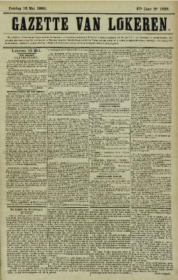 Gazette van Lokeren 16/05/1880