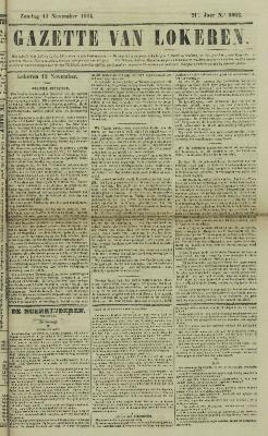 Gazette van Lokeren 13/11/1864
