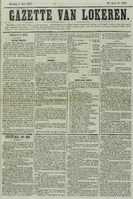 Gazette van Lokeren 09/07/1871