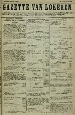 Gazette van Lokeren 04/05/1884