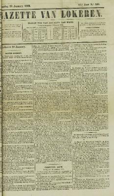 Gazette van Lokeren 29/01/1860
