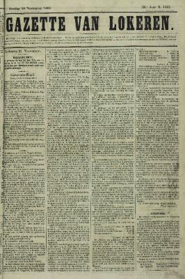 Gazette van Lokeren 28/11/1869