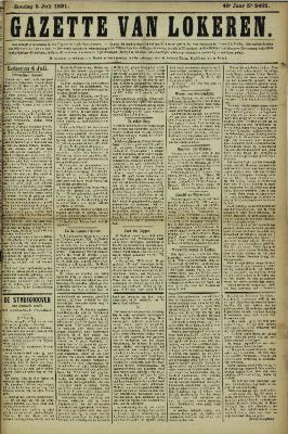 Gazette van Lokeren 05/07/1891
