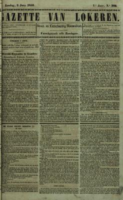 Gazette van Lokeren 02/06/1850
