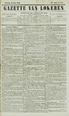 Gazette van Lokeren 10/07/1859