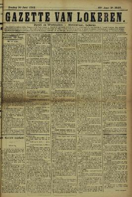 Gazette van Lokeren 30/06/1912