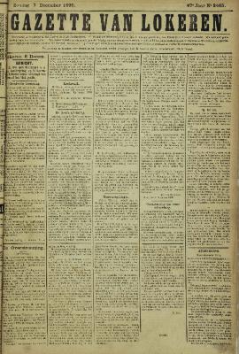 Gazette van Lokeren 07/12/1890