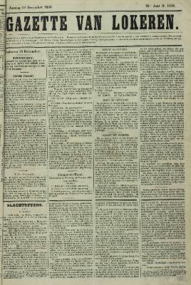 Gazette van Lokeren 19/12/1869