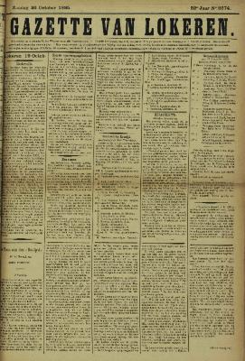 Gazette van Lokeren 20/10/1895