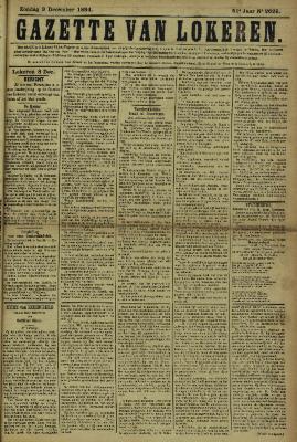 Gazette van Lokeren 09/12/1894