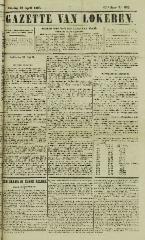 Gazette van Lokeren 22/04/1860