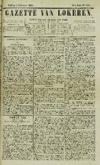 Gazette van Lokeren 05/02/1860