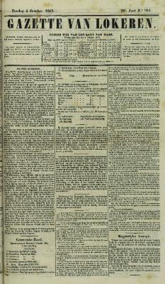 Gazette van Lokeren 04/10/1863