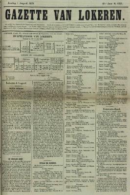Gazette van Lokeren 07/08/1870