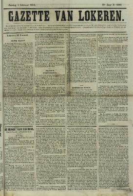 Gazette van Lokeren 01/02/1874