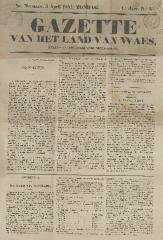 Gazette van het Land van Waes 03/04/1842
