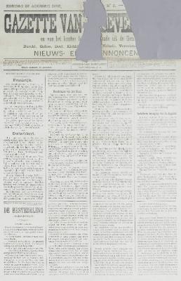 Gazette van Beveren-Waas 22/08/1886