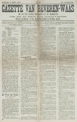 Gazette van Beveren-Waas 06/06/1909