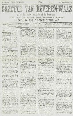 Gazette van Beveren-Waas 03/02/1901
