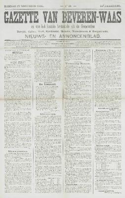 Gazette van Beveren-Waas 17/12/1905