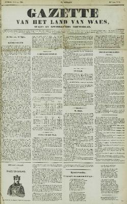 Gazette van het Land van Waes 13/04/1856