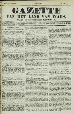 Gazette van het Land van Waes 08/07/1855