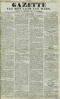 Gazette van het Land van Waes 15/02/1857